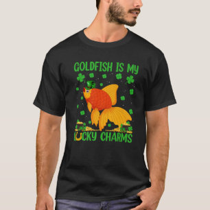 Goldfish ist mein Glücksbringer Goldfish St. Patri T-Shirt