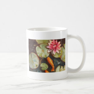 Goldfish Koi Pond Water Lilies Tasse