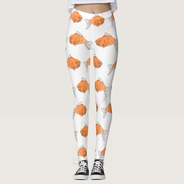 Goldfish-Leggings Leggings (Vorderseite)