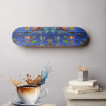 Goldfish Meeresleben Blaues Meer Skateboard<br><div class="desc">Ein blauer Ozean auf deinem Skateboard. Genießen Sie Skaten auf dieser wunderschönen Ausrüstung,  die das gesamte Meeresleben vor Ihrer Haustür bringt. Dickicht Fisch,  Seesterne,  Korallen,  Stachelrochen,  Krebse etc.</div>