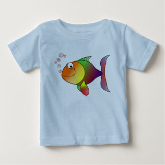 Goldfish mit Freude auf See Baby T-shirt