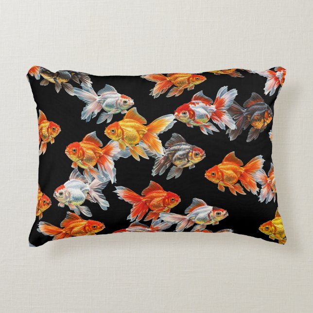 Goldfish Parade Dekokissen (Vorderseite)