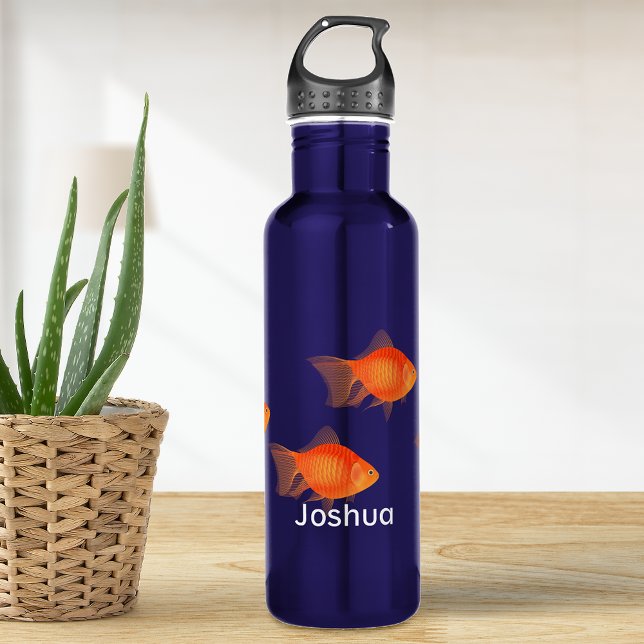 Goldfish Personalisiert schwimmen Edelstahlflasche (Von Creator hochgeladen)