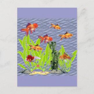 Goldfish Postkarte