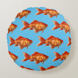 Goldfish Rundes Kissen