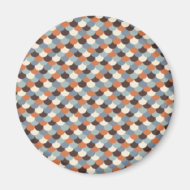 Goldfish Scales Vector Art Magnet (Vorne)