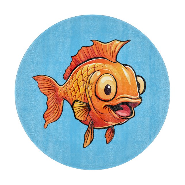 Goldfish Schneidebrett (Vorderseite)