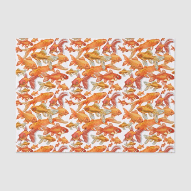 Goldfish Seidenpapier (Vorderseite)
