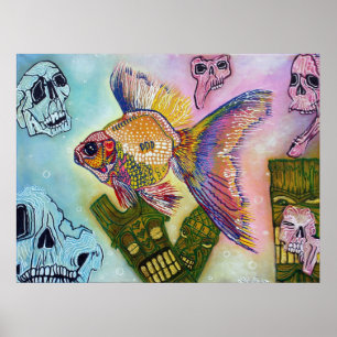 Goldfish Spirituosen Poster