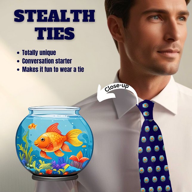 Goldfish Stealth-Krawatte Krawatte (Von Creator hochgeladen)
