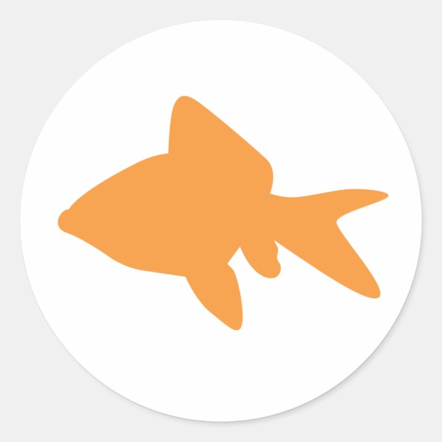 Goldfish Sticker (Vorderseite)
