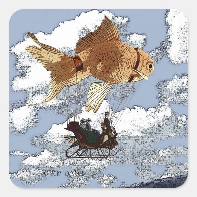 Goldfish Sticker (Vorderseite)