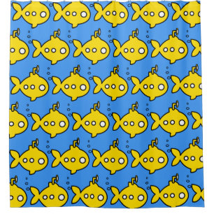 Goldfish U-Boot Duschvorhang