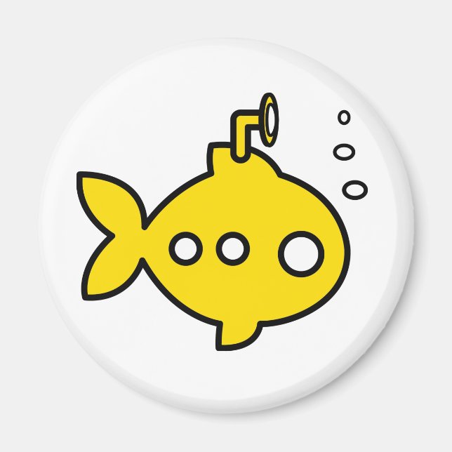 Goldfish U-Boot Magnet (Vorne)