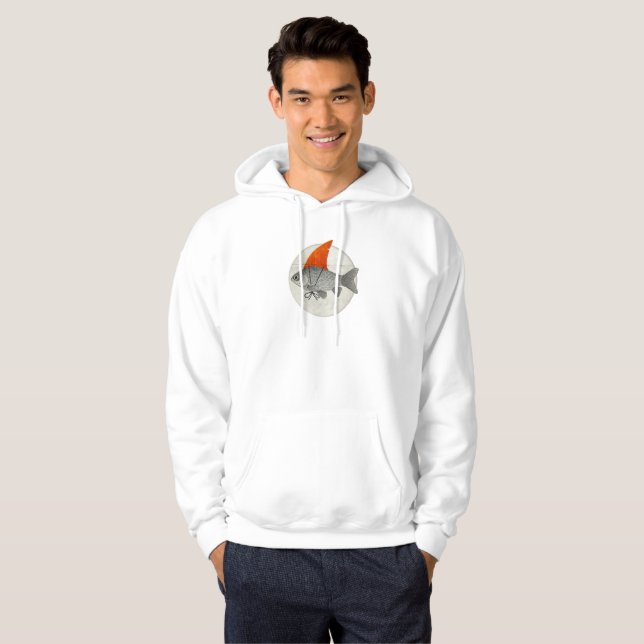 Goldfish with a Shark Fin Hoodie (Vorne ganz)