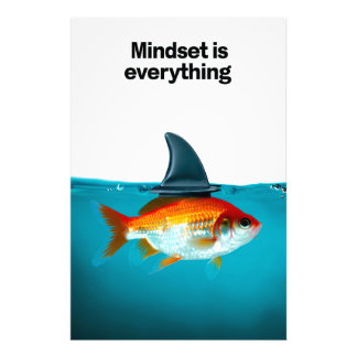 Goldfish with Shark Fin Fotodruck