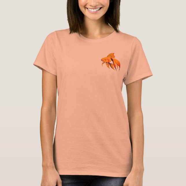 Goldfish Womens Jacket T-Shirt (Vorderseite)