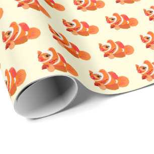 Goldfish Wrapping Paper Geschenkpapier