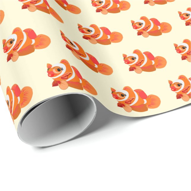 Goldfish Wrapping Paper Geschenkpapier (Rolleneckpunkt)