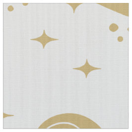 Goldfleur-de-lis-nahtloses Muster auf weiß Stoff