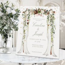 Goldflorale Chuppah Canopy Hochzeit