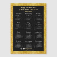 Goldfoil Beauty Salon Mini Kalender 2019