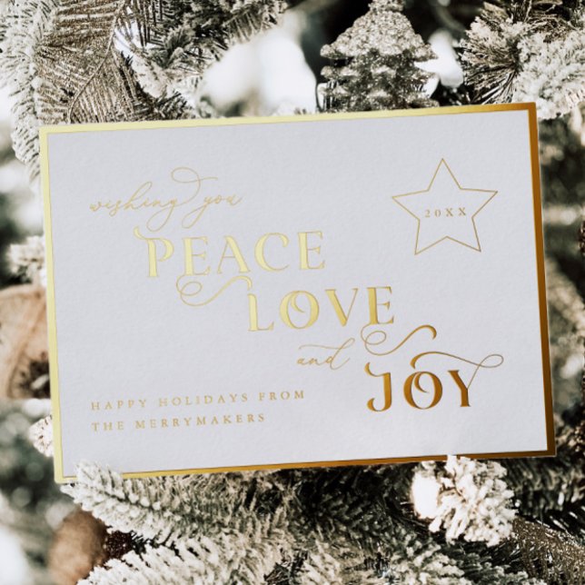 Goldfoil Weihnachtsgrüße Karte (Von Creator hochgeladen)