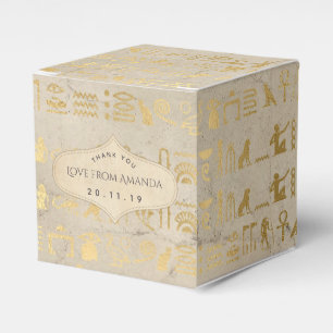 Goldfolie-Ägypten-Themenparty Geschenkschachtel