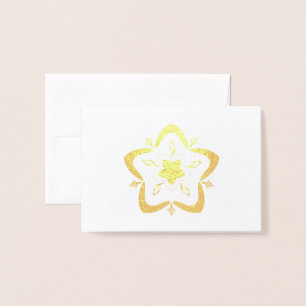 Goldfolie aus Diwali Folienkarte