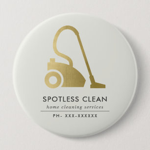 GOLDFOLIE EINFACHER VAKUUM CLEANER CLEANER SERVICE BUTTON