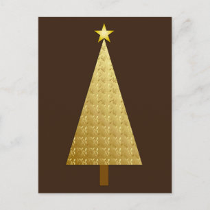 Goldfolie Feiertagspostkarte
