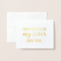 Goldfolie | Funny Bridesmaid oder Trauzeugin