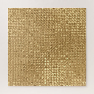 Goldfolie, glänzende nahtlose Textur. Puzzle