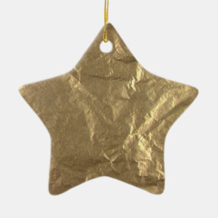 Goldfolie Keramikornament