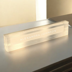 Goldfolie   Luxus Beruflich Moderne Namensplakette