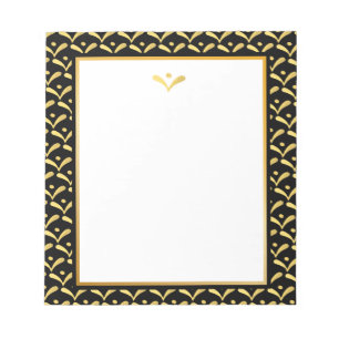 Goldfolie Notizblock
