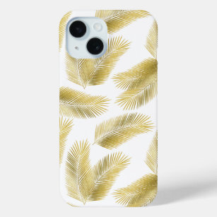 Goldfolie Palm Blätter Muster Case-Mate iPhone Hülle