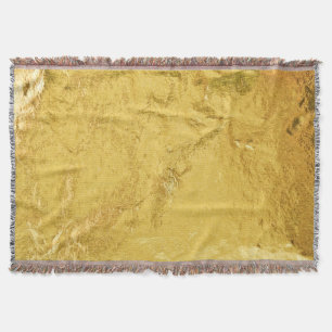 Goldfolie: Shiny Abstrakt Texture Decke