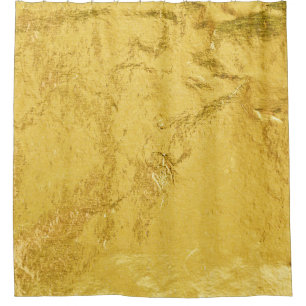 Goldfolie: Shiny Abstrakt Texture Duschvorhang