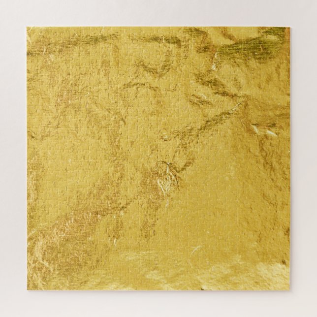 Goldfolie: Shiny Abstrakt Texture Puzzle (Vertikal)