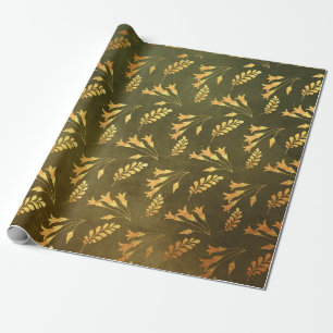Goldfolie Thanksgiving Geschenkpapier