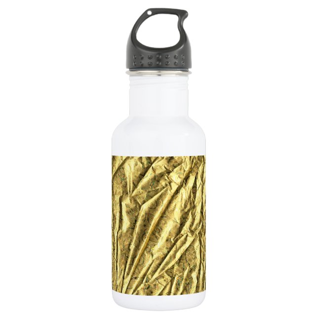 Goldfolie Trinkflasche (Vorderseite)