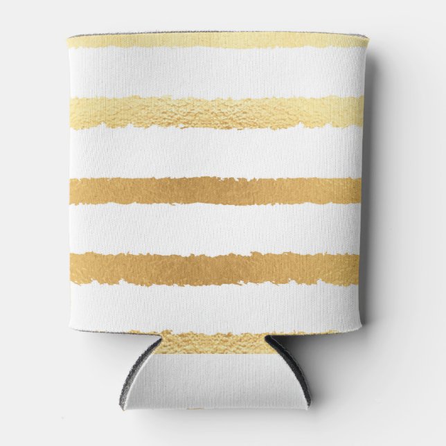 Goldfolie, Vintag nahtlos. Dosenkühler (Vorderseite)