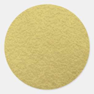 Goldfolien-Hintergrund-Beschaffenheit Runder Aufkleber