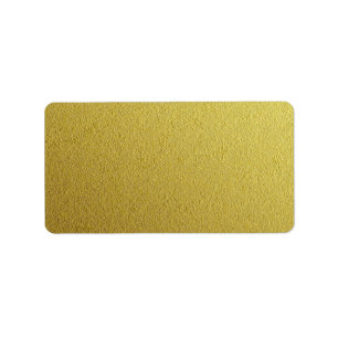 Goldfolien-strukturierte Schablone Adressaufkleber