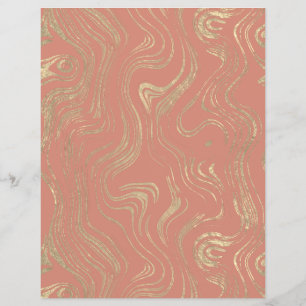 Goldfolienscrapbook-Papier