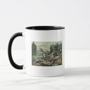 Goldförderung in Kalifornien, 1871 Tasse