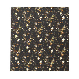 Goldgalaxie Notizblock