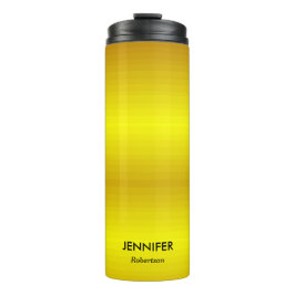 Goldgefälle bei individuelle Name Thermosbecher