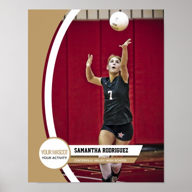 Goldgekröntes Foto-Poster Poster (Vorne)